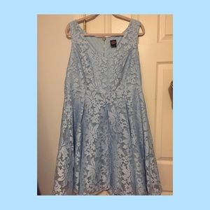 REBEL WILSON FOR TORRID JACQUARD SKATER DRESS SZ16